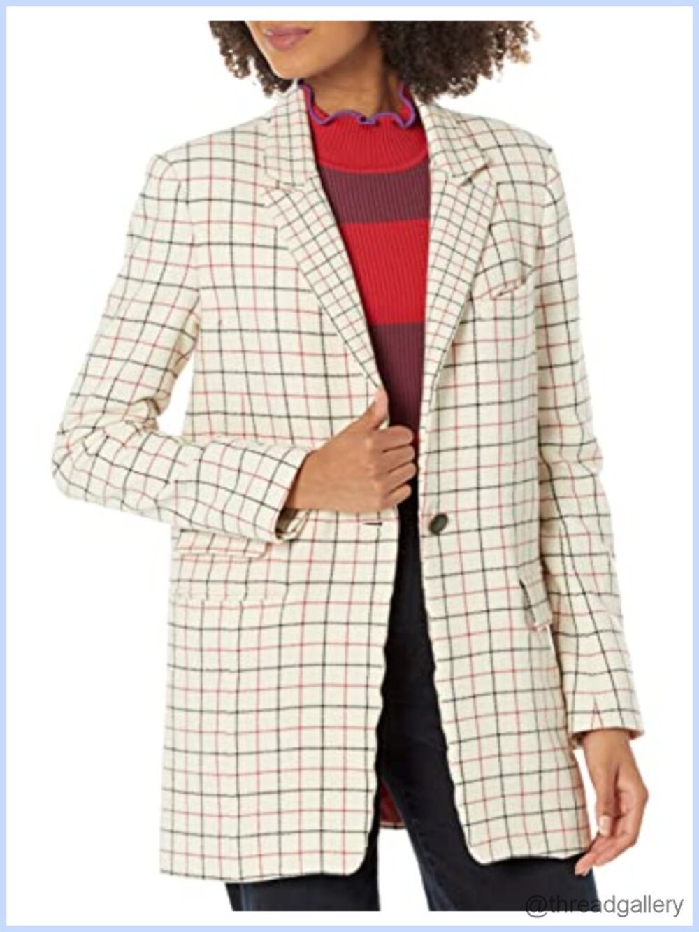 Oversized Italian Wool Blazer Tailored Fit Pre-Loved